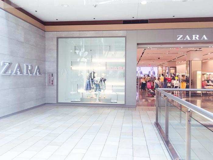 I went to Zara next. It was directly across from the top level of H&M.