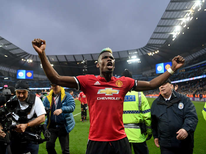 9. Paul Pogba (Manchester United soccer player) — £25 million / $34 million.