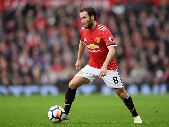 10. Juan Mata (Manchester United soccer player) — £24 million / $32.6 million.