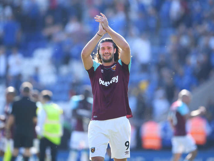 15. Andy Carroll (West Ham United soccer player) — £17 million / $23.1 million.