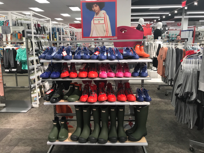 When Target launches these collections, it often stocks a limited amount of products to build hype, as it did with its collaboration with Hunter in April.