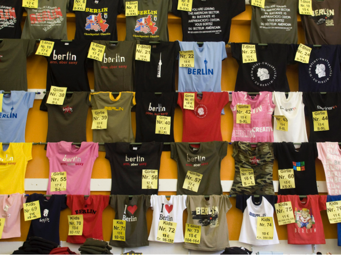 T-shirts that you bought in a beach resort gift store in 2005