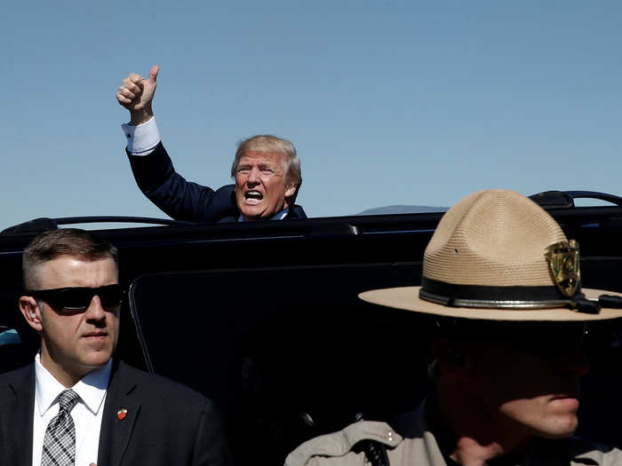 It was also the first time Trump visited Arizona since the election. He left the crowds, and headed for the hotel around 9 p.m.