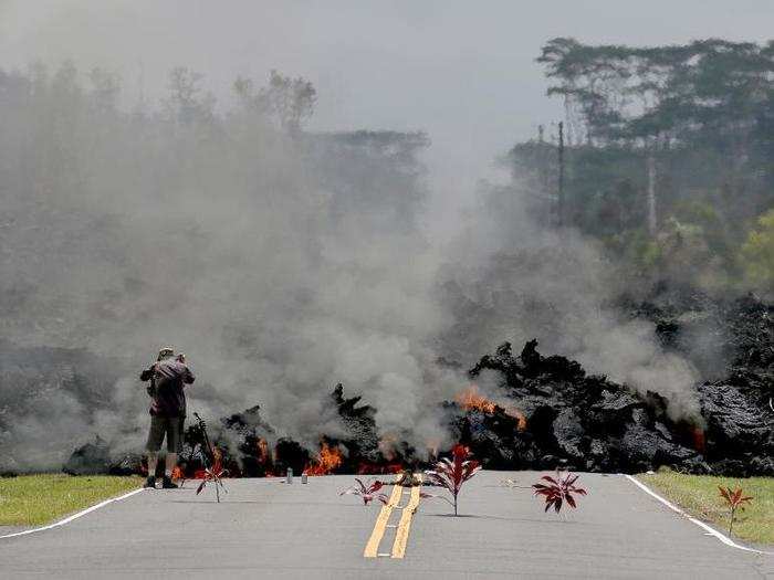 His declaration will make federal financial assistance available to state and local governments as they repair roads, public parks, schools and water pipes damaged by the eruption.