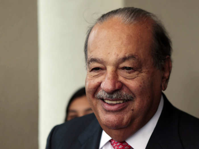 10. Carlos Slim Helu: Net Worth — £49.7 billion ($67.3 billion). Self-made billionaire and telecoms magnate Slim is also Mexico