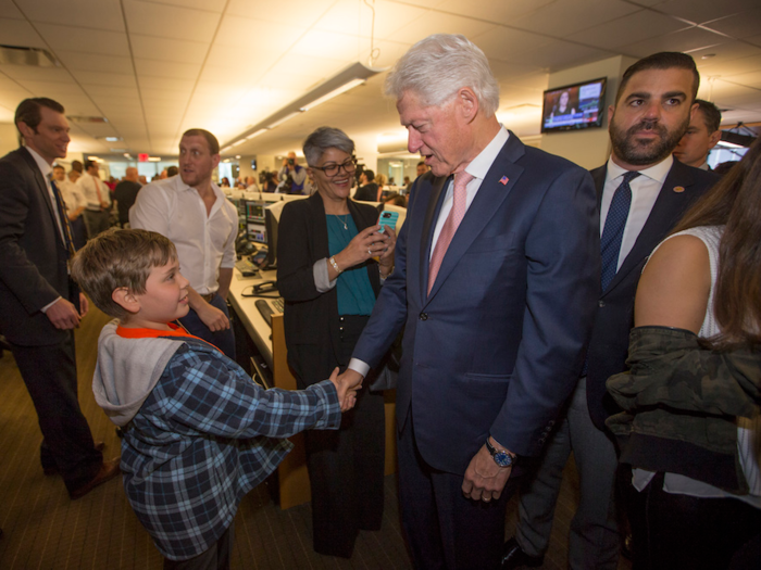 President Bill Clinton participated again this year.