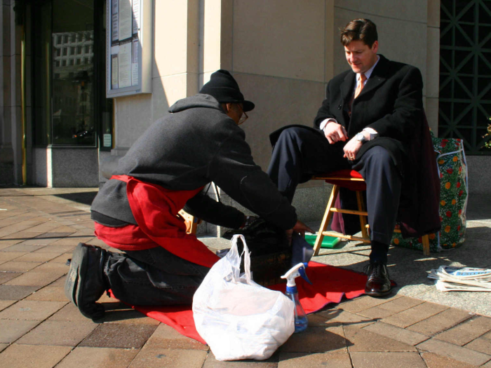 Shoe shiners