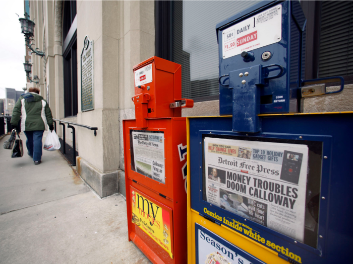 Newspaper delivery