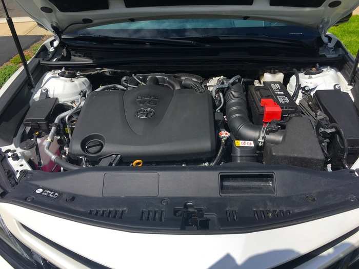 Powering our test car is a silky-smooth 301 horsepower, 3.5-liter, naturally aspirated V6. It