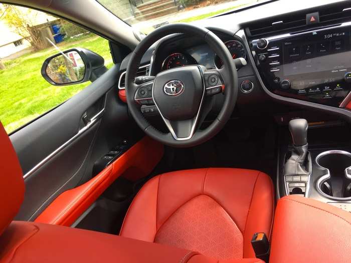 The red leather proved to be eye-catching, but polarizing. The interior material and build quality are truly Lexus-worthy. The seats proved to be easily adjustable, well-bolstered, and comfortable even on long journies.