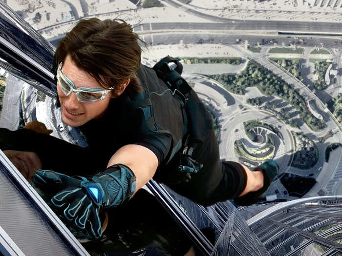 3. Tom Cruise as Ethan Hunt in "Mission: Impossible — Ghost Protocol"