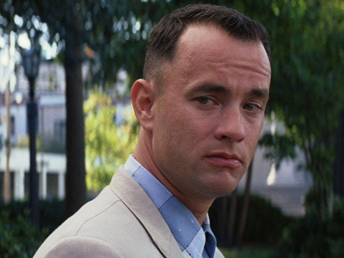 7. Tom Hanks as Forrest Gump in "Forrest Gump"