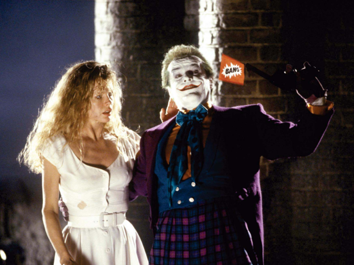 9. Jack Nicholson as The Joker in "Batman"