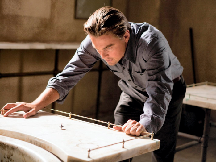 10. Leonardo DiCaprio as Dom Cobb in "Inception"