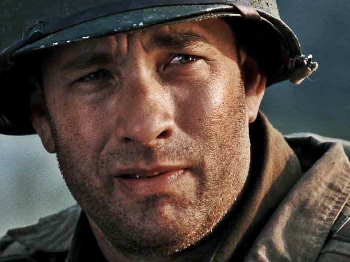 13. Tom Hanks as Captain John Miller in "Saving Private Ryan"