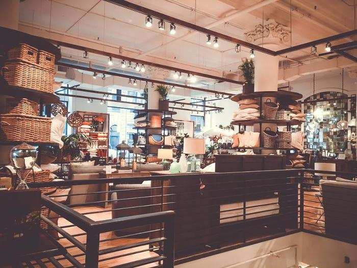 The store had a warm and inviting environment. It was a smaller space than Crate & Barrel, so it was a little more cramped to shop in.