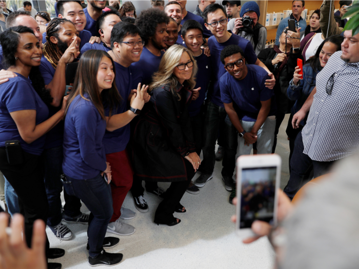 Ahrendts was a fan of Apple even before she joined the company.