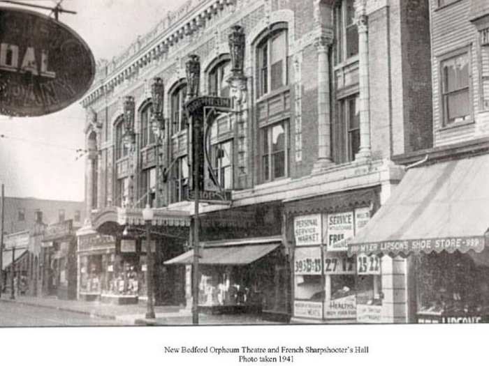 The Orpheum Theatre in New Bedford, Massachusetts, opened in 1912, and became a premier site for vaudeville shows and movies. The building even contained a shooting range, gymnasium, and ballrooms.