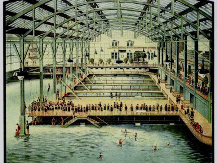 The Sutro Baths in San Francisco were the world