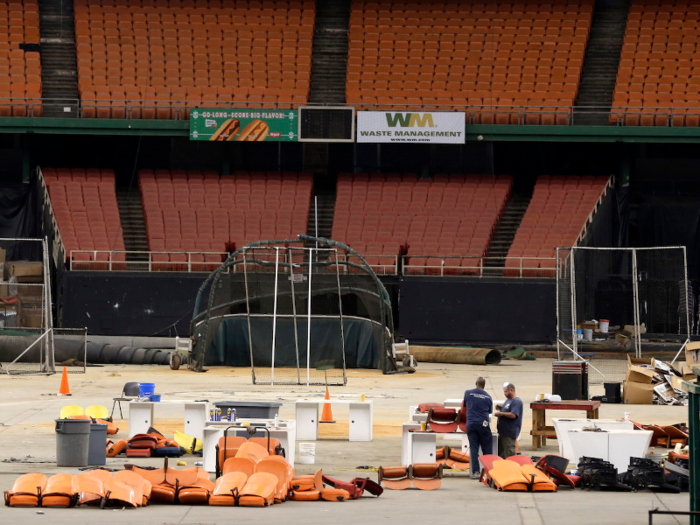 The iconic stadium has been vacant for nearly two decades and closed in 2008 after several fire code violations.