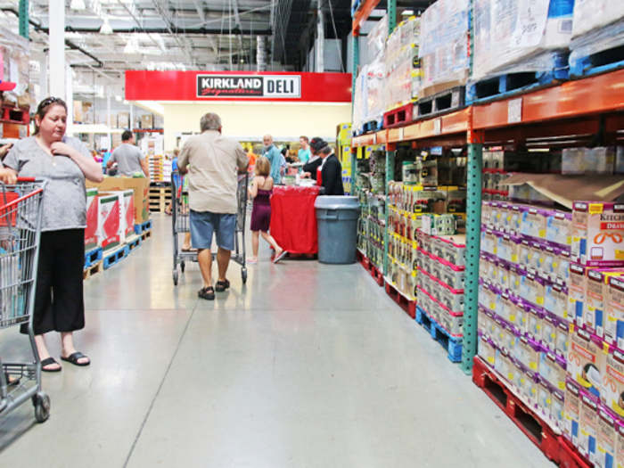 Leaving trash strewn around the store