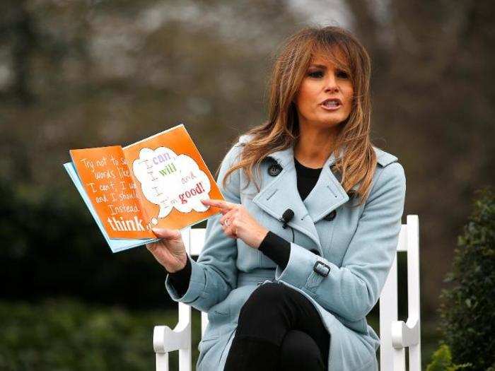 As part of her official duties as first lady, she helps put together important events at the White House, such as the Easter Egg Roll and the official state dinner with French President Emmanuel Macron.