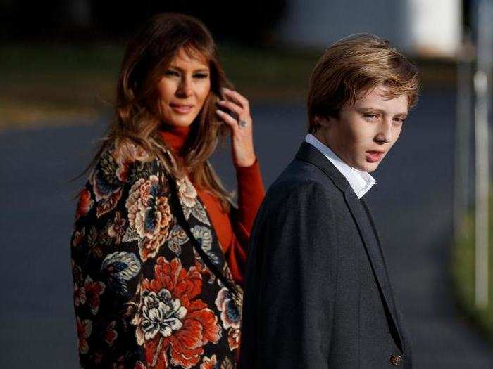 Trump considers raising her son her "first job." Along with getting Barron up and ready for school every day, she has also made his breakfast and lunch.