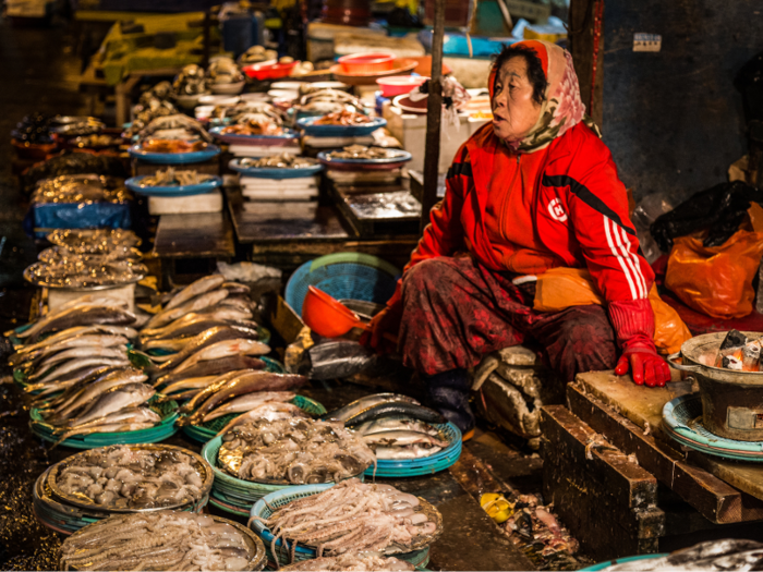 South Koreans tend to enjoy eating fish in Busan, camping near Seoul, and traveling around Asia and Europe.