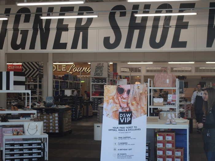 The leadership team wants shoppers to feel like a VIP from the moment they walk into a DSW.