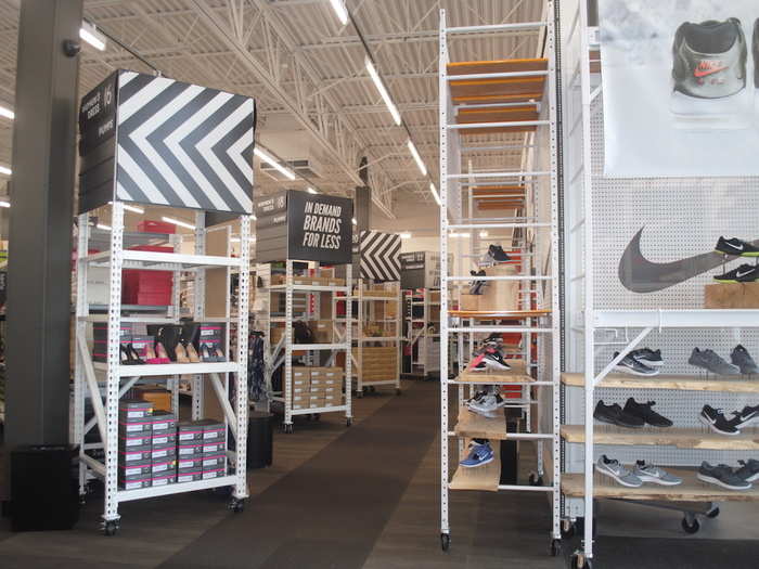 DSW is looking to provide a lively yet relaxing in-store experience by streamlining the browsing process.