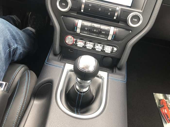 The six-speed manual transmission is a joy to use. But the GT an also be had with a fuel-saving 10-speed automatic.