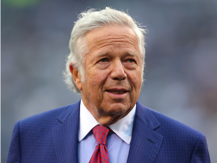 Patriots owner and billionaire Robert Kraft