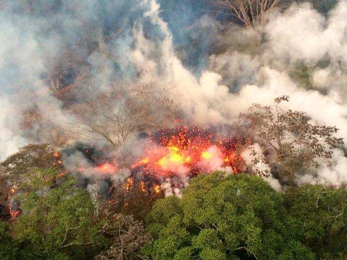 The volcano has been continuously erupting since May 3, spilling lava into residential neighborhoods and forcing evacuations.