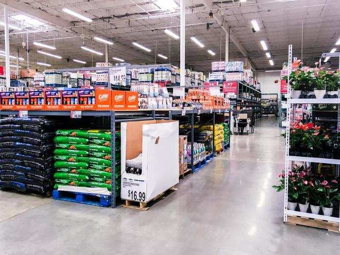 The middle of the store was a bit of a guessing game, keeping in line with the "treasure hunt" experience its competitor Costco is known for.