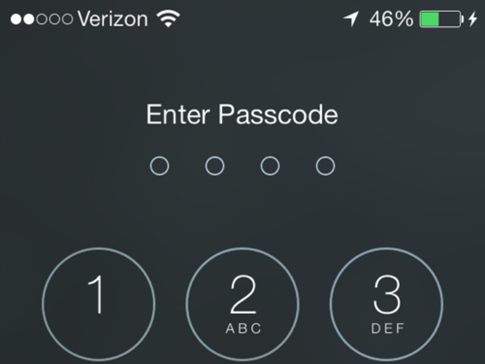 Make sure any device has a passcode