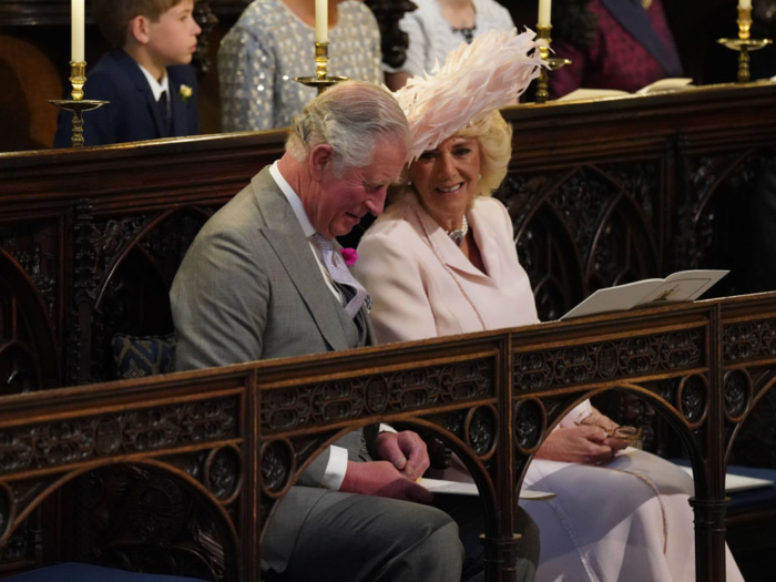 Prince Charles, Prince of Wales and Camilla, Duchess of Cornwall shared a giggle...