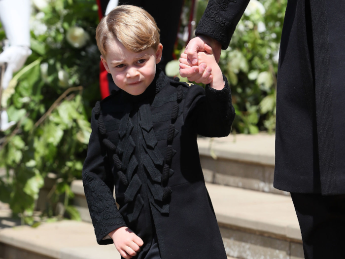 Prince George wore a fetching replica of his dad