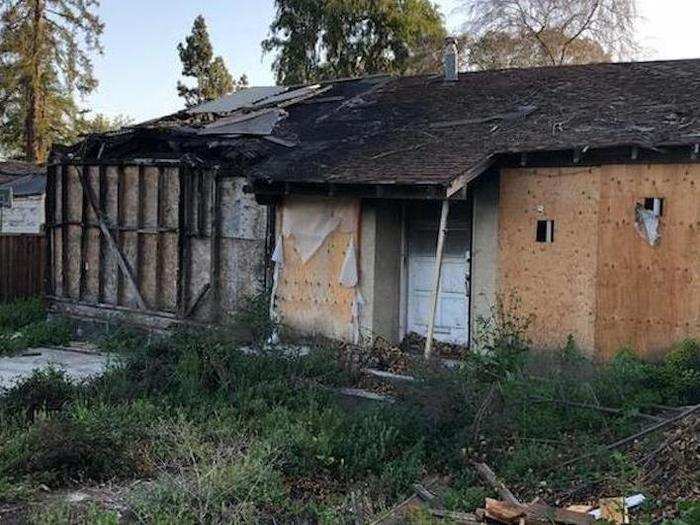 A fire pillaged this 1,066-square-foot property in San Jose