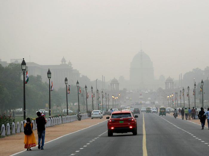 Experts compared the pollution in Delhi to smoking 44 cigarettes a day.