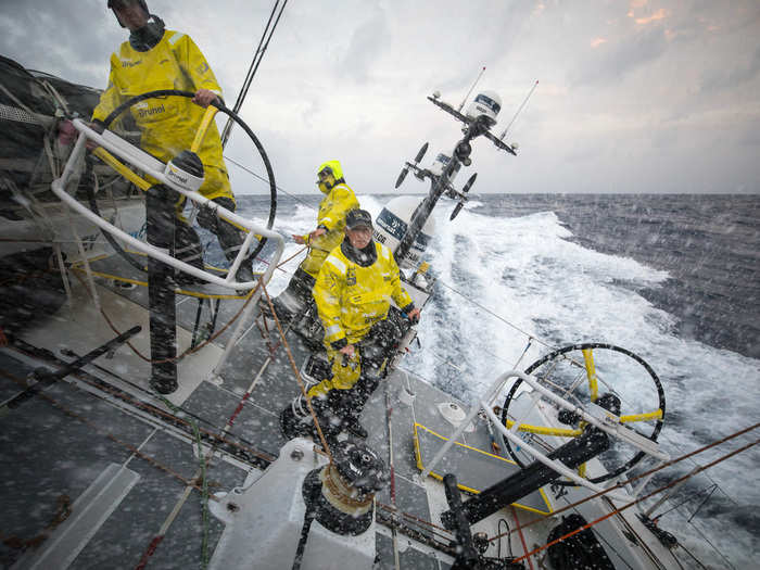 Leg 7 of the race requires the sailors to round Chile