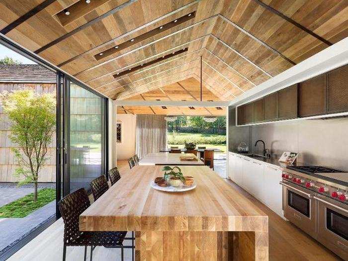 The house has "a warm, welcoming modern design with a great use of wood and iron in its ceilings," the jury wrote.