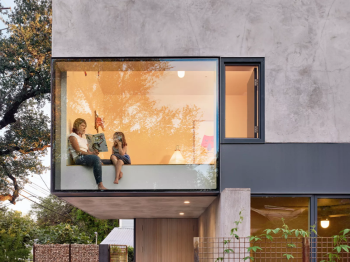 In Austin, Texas, the South 5th Residence offers residents a very large living-room window.