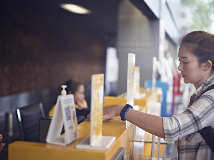 2. Print my boarding pass at the customer service counter