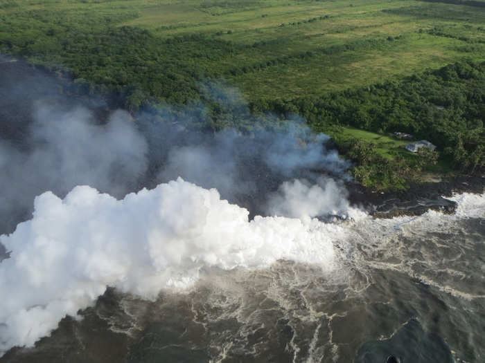 When the salts come in contact with the steam, together they create dangerously corrosive hydrogen chloride. It can be deadly when inhaled in high doses.