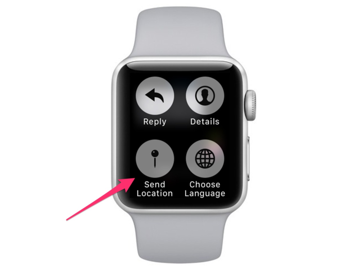 21. You can quickly send your location to a friend using your Apple Watch.