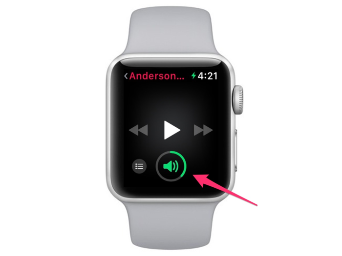 13. You can use the Apple Watch to control the volume of your AirPods (or any Bluetooth headphones).