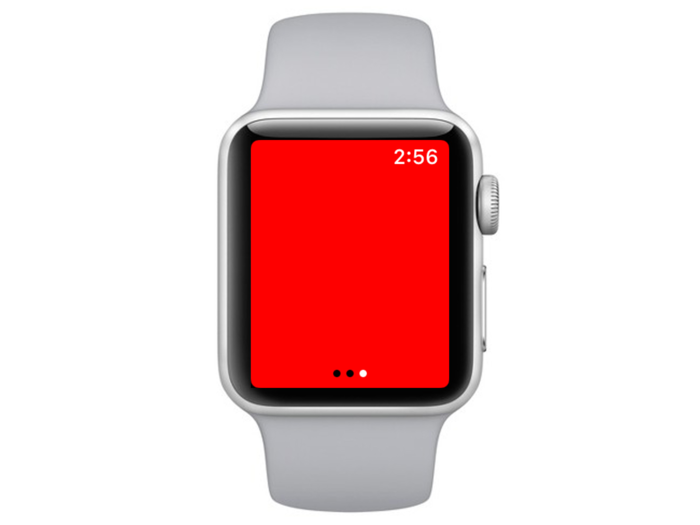 8. You can turn your flashlight red on the Apple Watch.