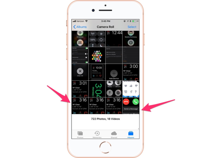 5. You can take a screenshot on Apple Watch by pressing both buttons at once.