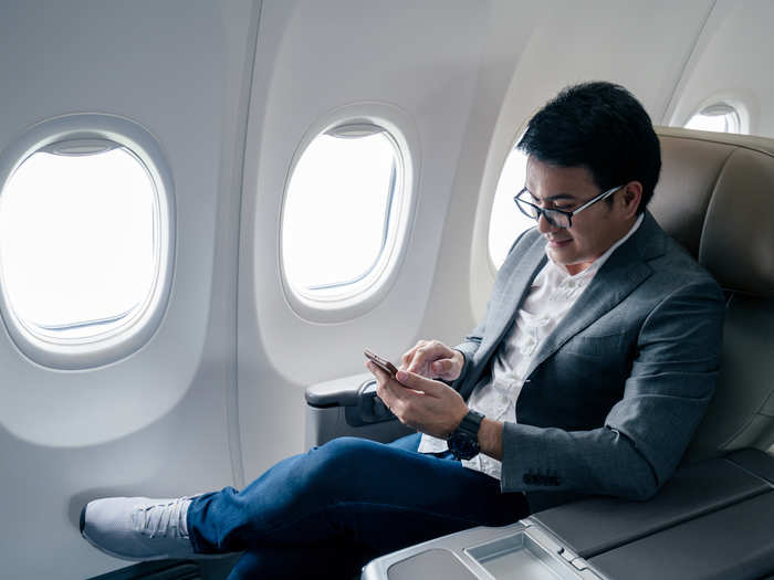 5. The difference between economy and business class tickets could be small when booking last minute