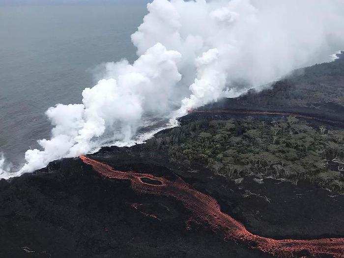 Nearly 300 residents whose homes are affected by the ongoing eruptions are staying at Red Cross shelters, CNN reports. Over 2,000 people have been evacuated since the eruptions began.